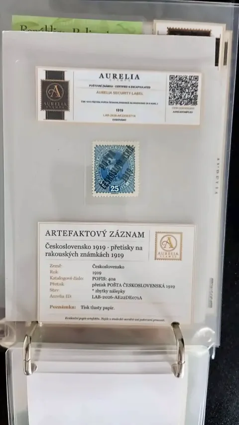 Československo 1919: Tlustý papír